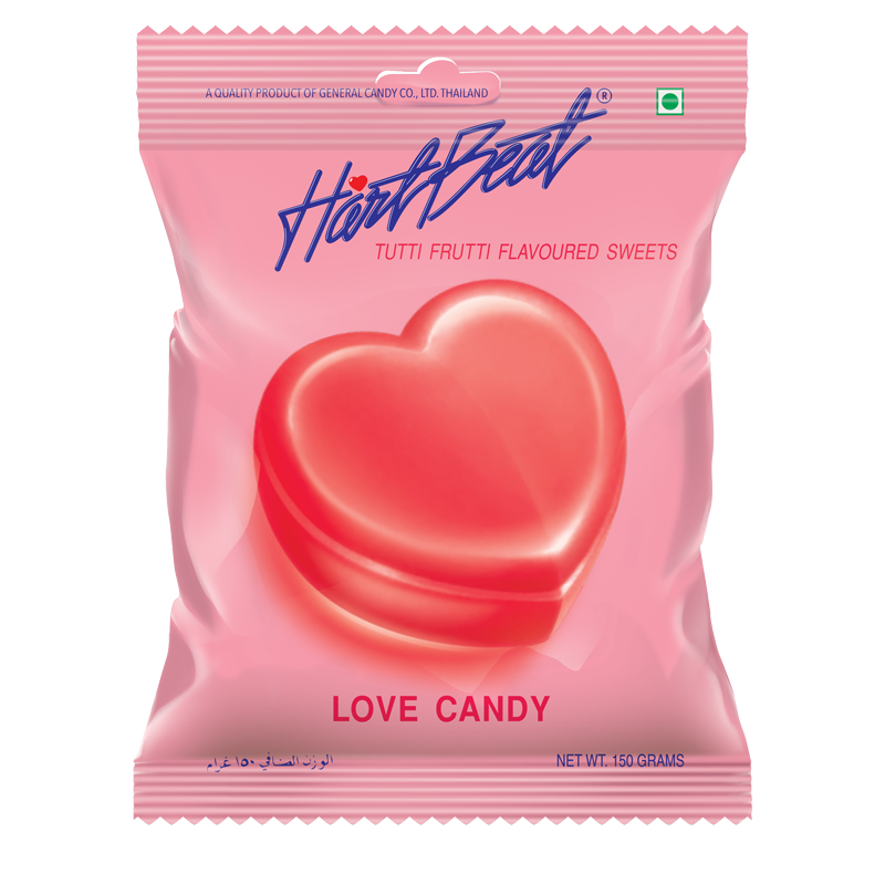 Hartbeat Jumbo Love Candy Tutti Fruitti Flavour