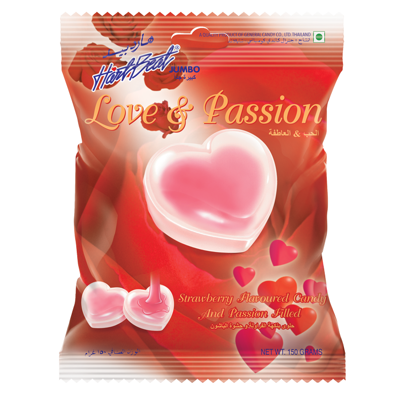 Hartbeat Jumbo Love Passion Strawberry Flavour