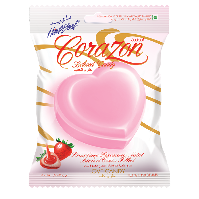 Hartbeat Corazon Love Candy Strawberry Flavour