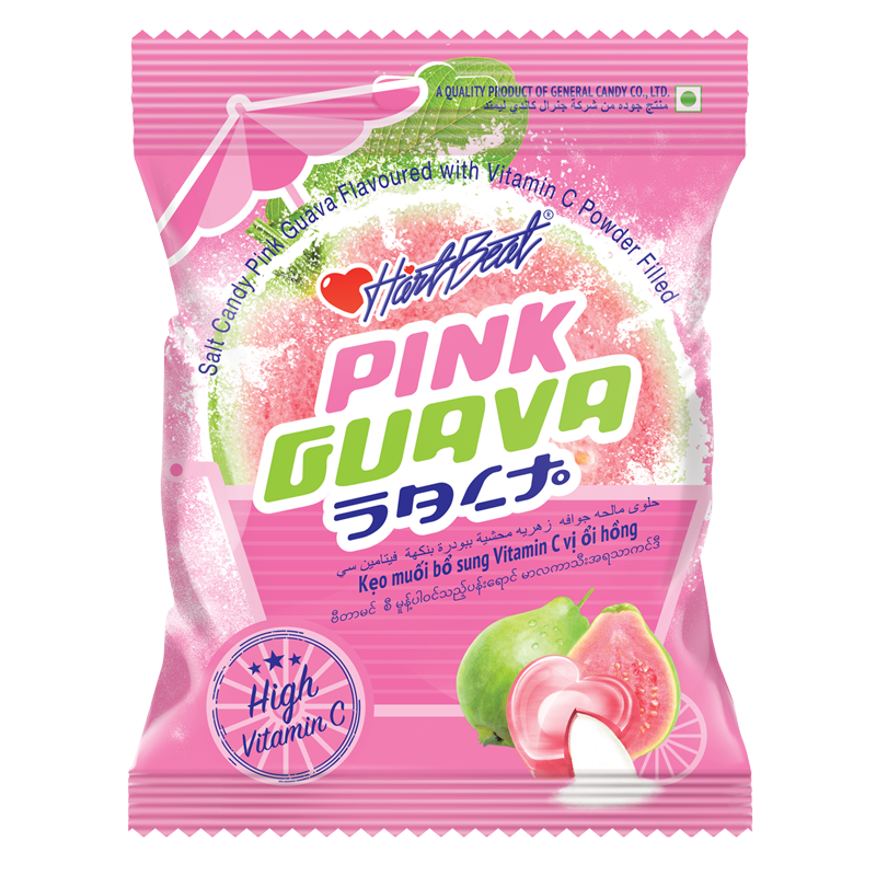 Hartbeat Pink Guava Salt Candy