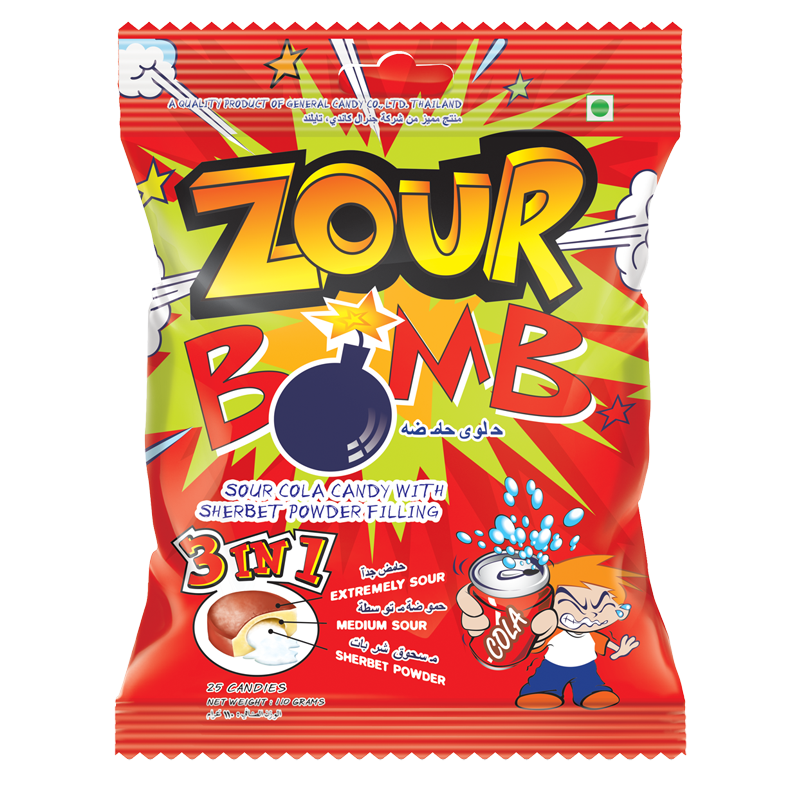 Zour Bomb Candy Cola Flavour